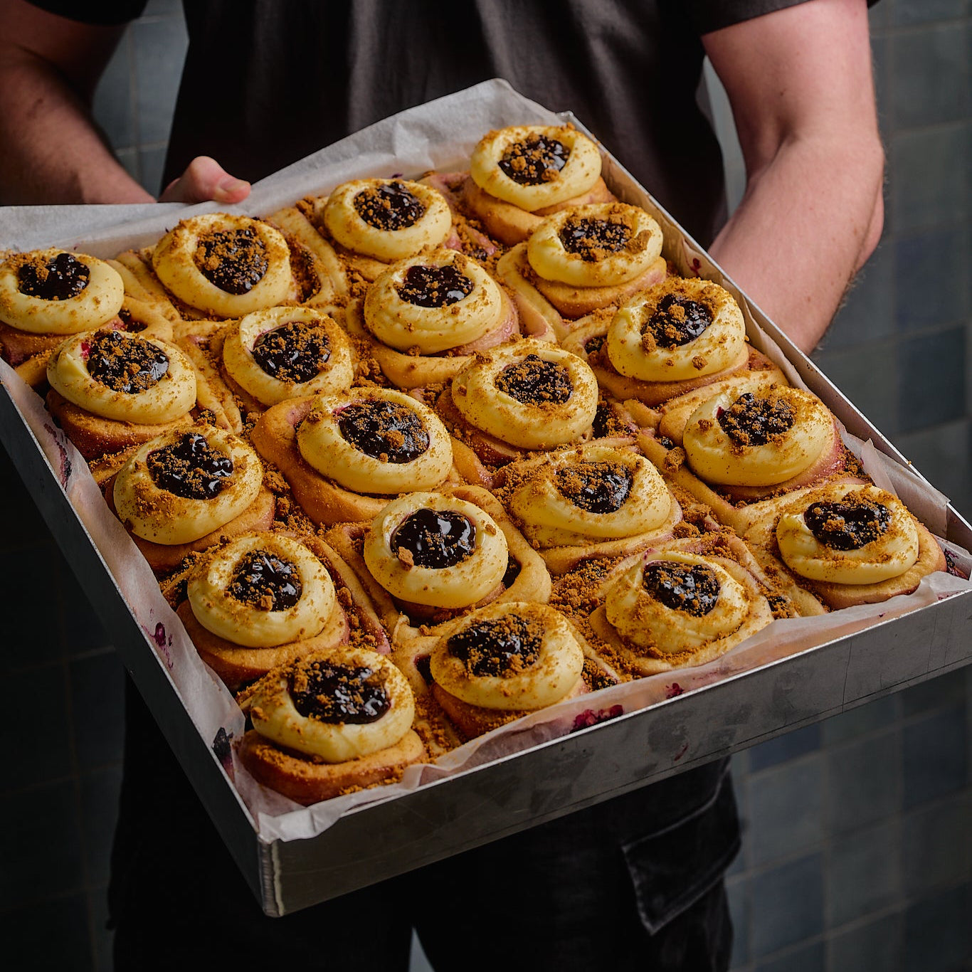 Blueberry Cheesecake Scroll